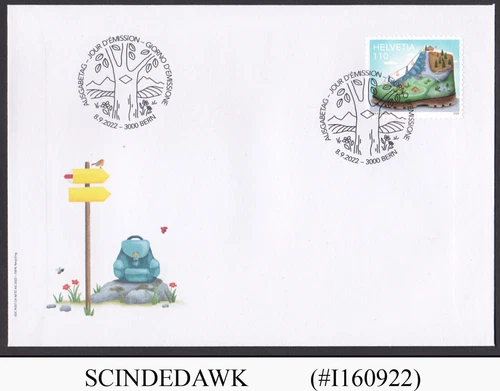SWITZERLAND - 2022 HIKING: POPULAR SPORT - FDC