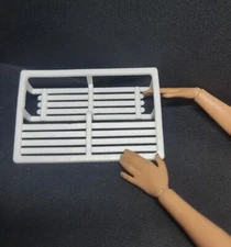 VINTAGE OVER THE SINK DISH RACK BASKET BARBIE DOLLHOUSE ACCESSORIES PLAY PRETEND