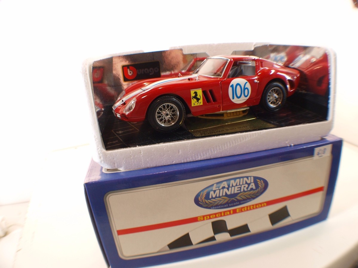 Miniature Ferrari 250 GTO - Targa Florio 1964 - La Mini Miniera 1/18 - Neuve