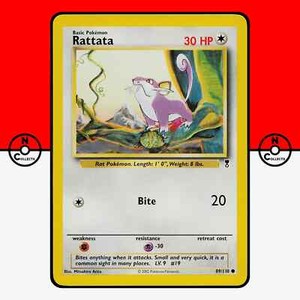 Pokemon Rattata 89/110 Legendary Collection NM