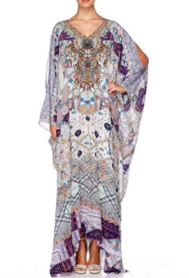 camilla split front kaftan styling