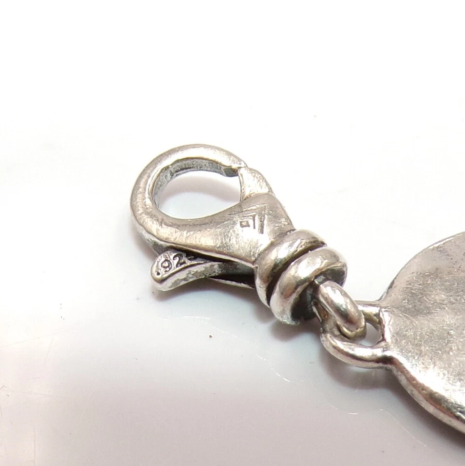 Silpada C2524 Sterling Silver Cubic Zirconia X Initial Letter Charm Dangle LLE2 - Image 3 of 4