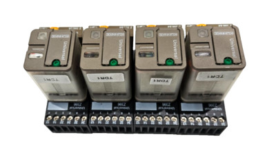 4 x KUHNKE UNIVERSAL Z 396.64 RELAY WITH Z396 BASE [FAST SHIPPING