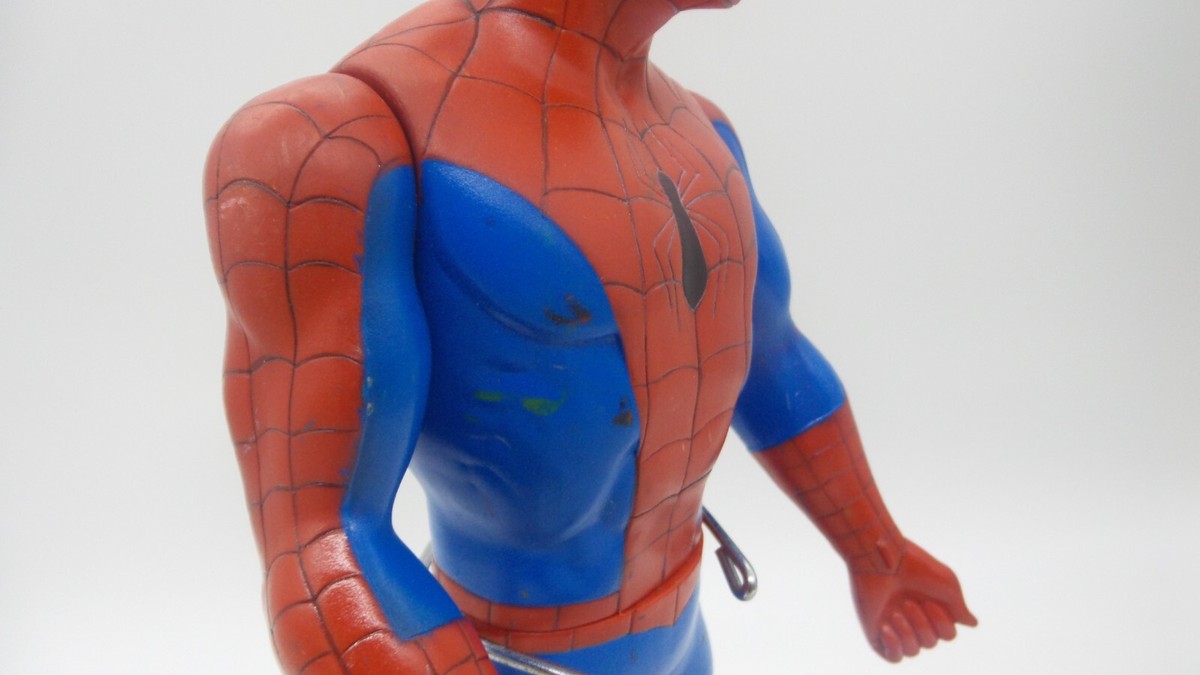 Vintage 1990 Marvel Amazing Spider-Man 13'' Vinyl Figure Hamilton