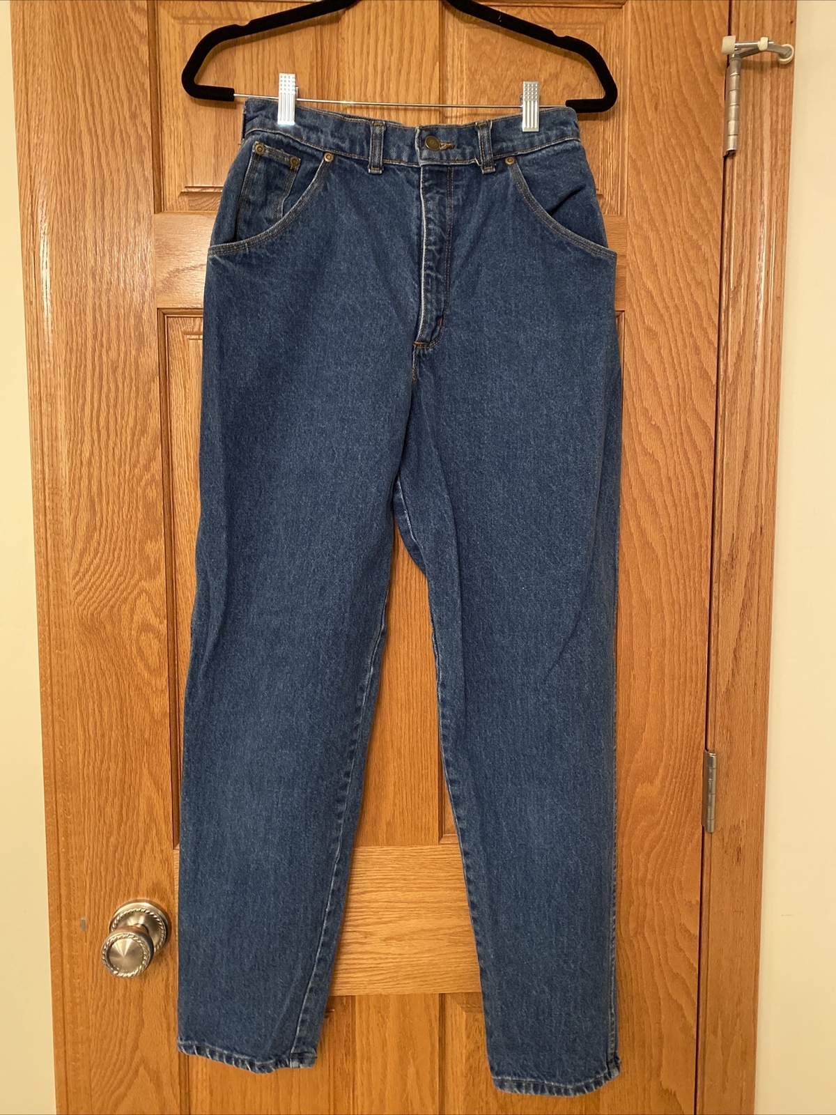 Vintage 80's French Navy Womens Mom Jeans Size 12 - image 1