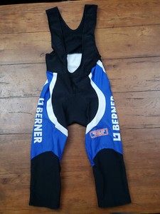 Nalini Mens Large Cycling Bibtights Vintage Italy 3/4 (8.5/10) Thermal Fleece
