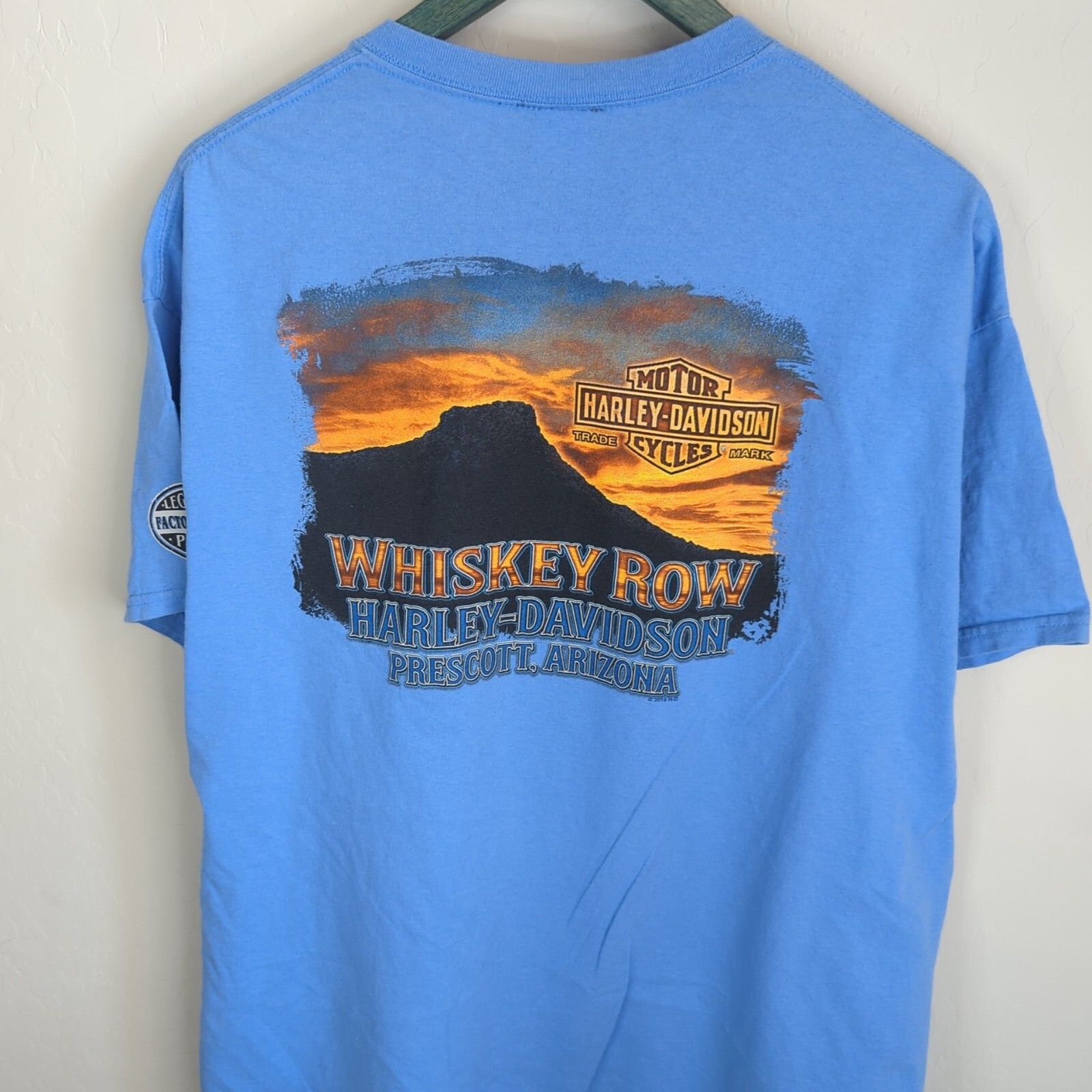 FILA Maglietta da moto Harley Davidson XL Whiskey Row da uomo