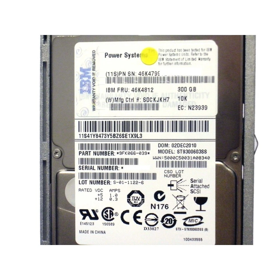 IBM 1925-82XX 300 GB 10K RPM SFF-2 Hard Drive Disk - Image 3 of 4