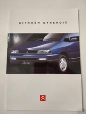Citroen Synergie 2.0i Petrol 1.9 Turbo Diesel LX SX VSX UK Market Brochure 1995