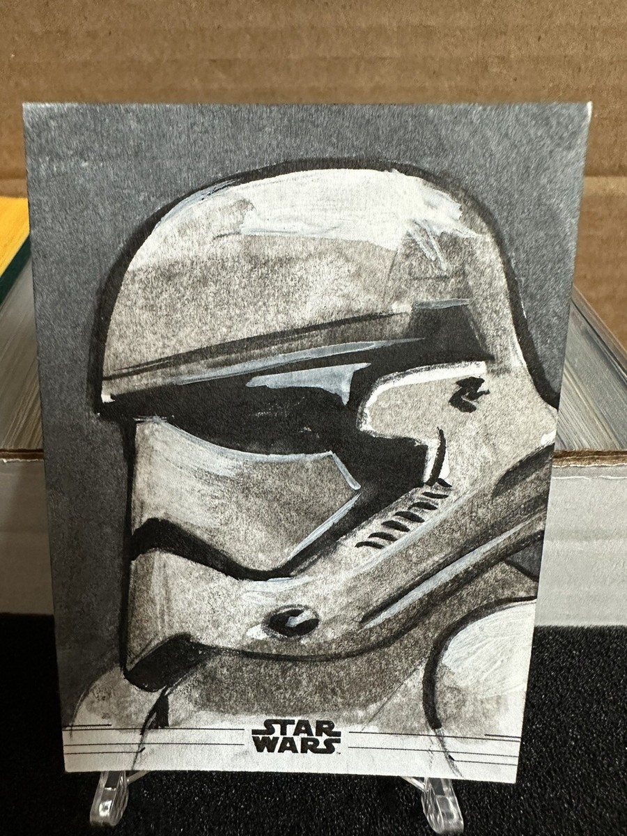 topps star war sketch スケッチカード Topps Star Wars Sketch Card First Order Trooper | eBay