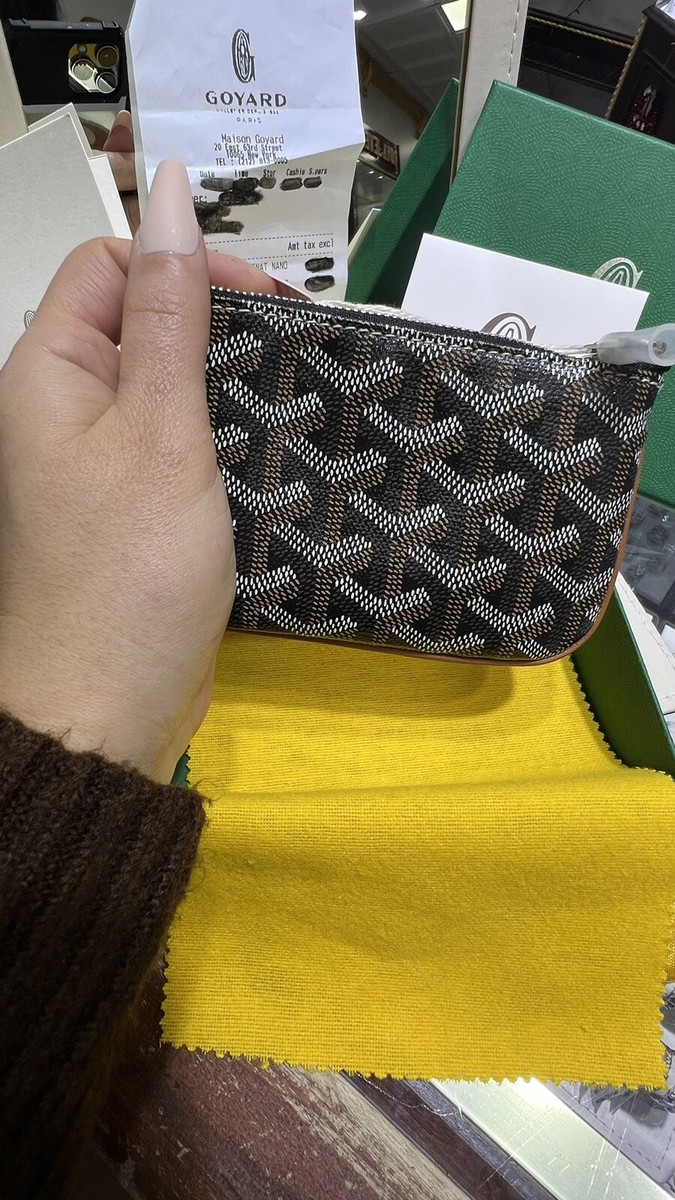 NWT Goyard SENAT NANO Goyardine Key/Coin/Card Pouch New With NWT Goyard SENAT NANO Goyardine Key/Coin/Card Pouch New With