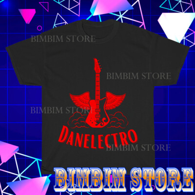 New Shirt Danelectro Guitars Music Logo T-Shirt Funny S to 5XL