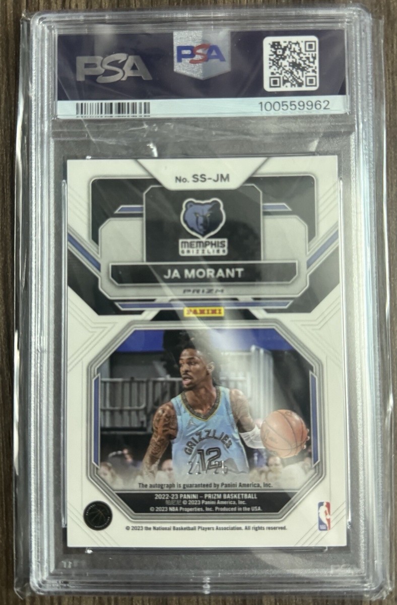 2022 Prizm Sensational Signatures Ja Morant Mojo Prizm Auto /25