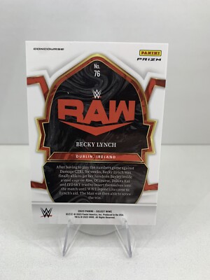 2023 Panini Select WWE Becky Lynch Concourse Level Orange