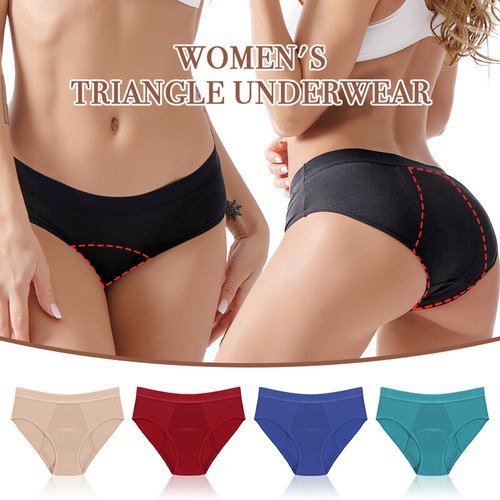 Lote de 5 paquetes calzoncillos bragas calzoncillos a prueba de fugas para mujer talla grande período menstrual - Imagen 6 de 15