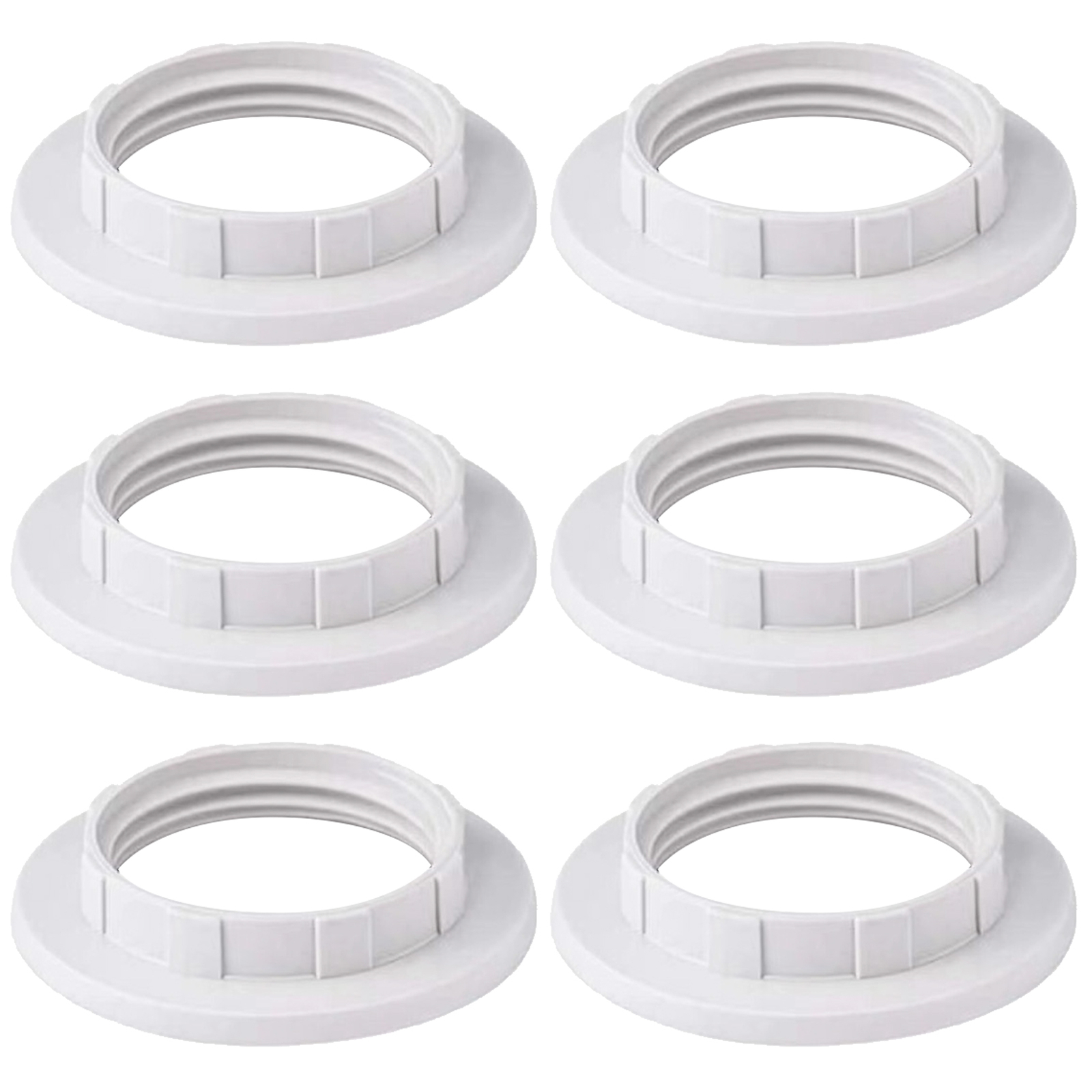 6pcs E14 E27 Home Office Lampshade Screw Collar Heat Resistant Reducer