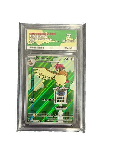 Pokémon 2023 Obsidian Flames Pidgeotto 208/197 Illustration Rare Holo ACE 7