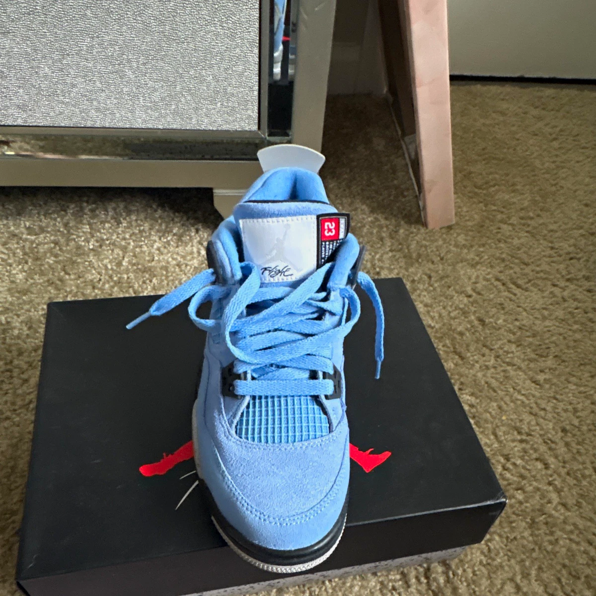 Jordan 4 Retro Blue for Sale - Authenticity Guaranteed - eBay