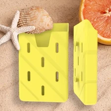 Silicone Phone Holder Yellow Beach Bag Bogg Style Rubber Charm Accessories
