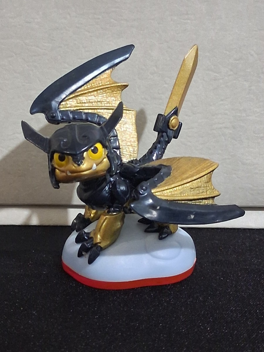 Activision Skylanders Dark Spyro Character Figure Black Gold