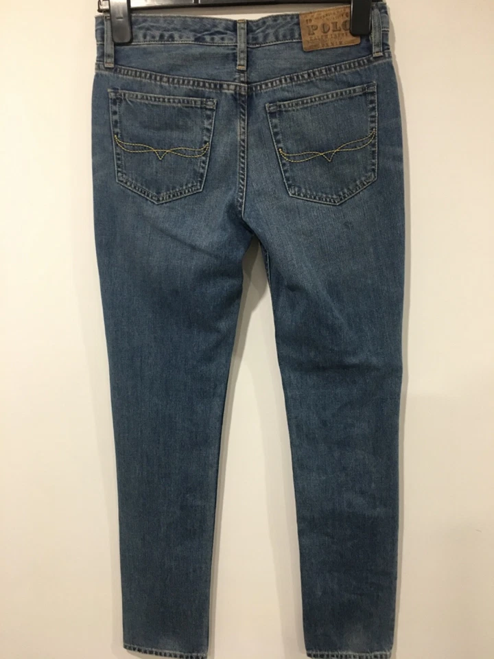 Ralph Lauren Women's Straight Leg Blue Jeans size 8 - Image 3 of 4