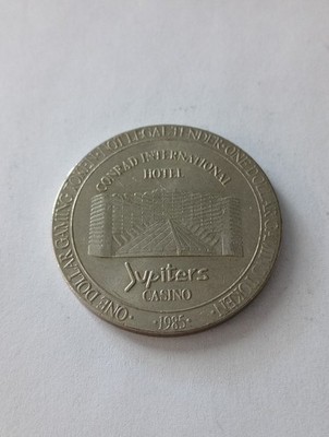 1985 CONRAD INTERNATIONAL CASINO GOLD COAST $1.00 TOKEN GREAT FOR ANY COLLECTION