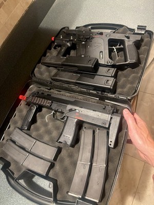 KWA Kris s Vector and H&K Umarex MP7 Airsoft