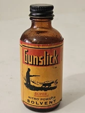 Vintage Gunslick, Gun Cleaning Solvent Bottle - EMPTY