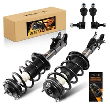 Front Pair Complete Shocks Strut Assembly For 2006-2011 Honda Civic 1.8L 172287