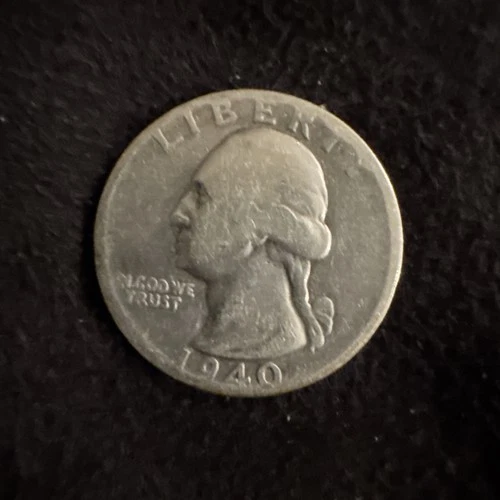 1940-S Washington Quarter Silver 25C Circulated Business Strike Uncertified (16)