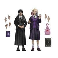 Neca Wednesday Addams & Enid Sinclair Nevermore Uniform Version 2 Clothed Action