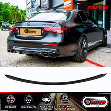 Mercedes E Klasse E63S AMG Line W213 Glanz Schwarz Heck Kofferraum Spoiler 2020+