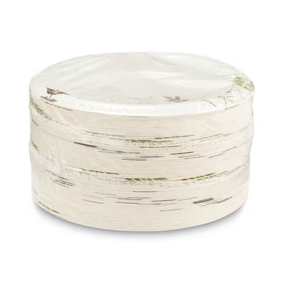 Pathways 8.5 In. Green/Burgundy Soak-Proof Shield Mediumweight Disposable Paper
