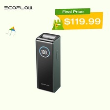 EcoFlow 170W Rapid Power Bank 25000mAh with Dual 140W USB-C Ports Compatible