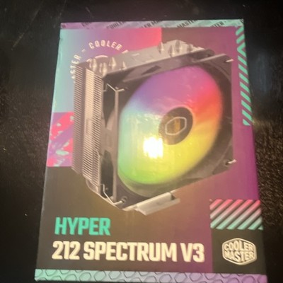 Cooler Master Hyper 212 Spectrum V3 ARGB Rifle Bearing CPU Cooler 120mm