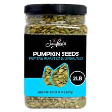 Pumpkin Seeds Pepitas Roasted Unsalted - 32 Oz - 2 Pound | Healthy Snack | Vegan 26.50 per gallon