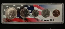 2019 Birth Year Set 5 Bright Uncirculated Coins FREE SHIPPING