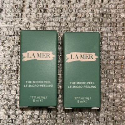 La Mer The MICRO PEEL Leave on Night Face Treatment 0.17oz/5ml Exfoliates NEW