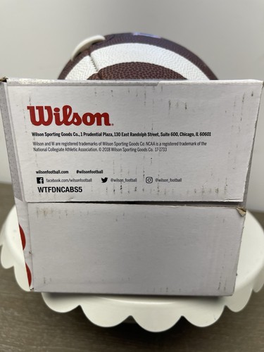 FOOTBALL Wilson Red zone NCAA Composite Bronze Series Size Official Sports - Picture 5 of 7