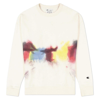 CHAMPION MEN'S NATURAL TIE DYED CREW NECK