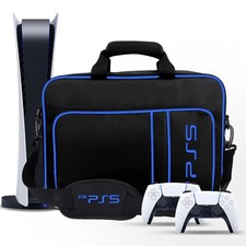 PS5 Travel Carrying Case Protective Bag for Console Controllers Gear