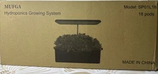 NEW! MUFGA 12 Pods Hydroponics Growing System Indoor Garden with LED Grow Light 