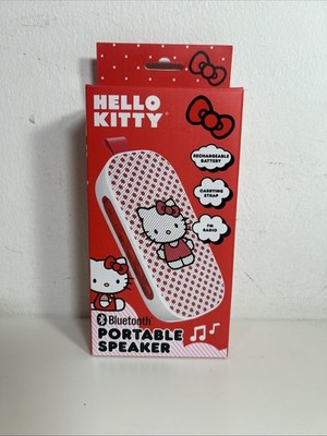 Hello Kitty - Bluetooth Portable Speaker - Sanrio - Pink/White