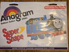 Vintage Thomas the Train super shape mylar balloon new