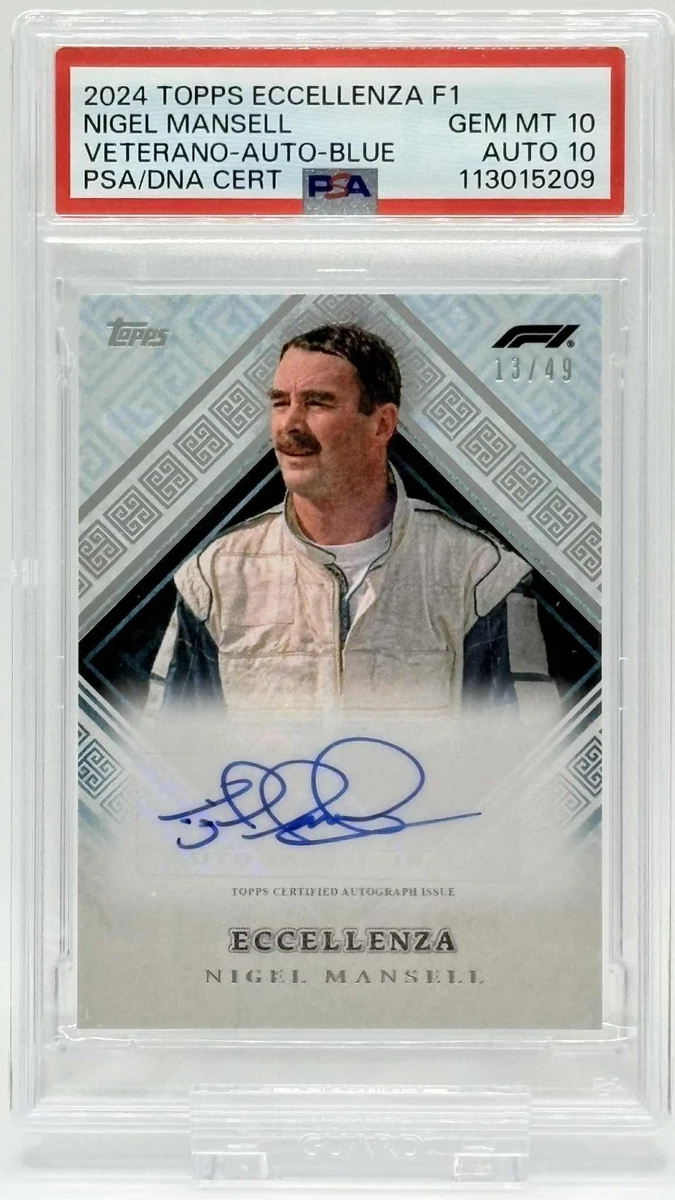Nigel Mansell Formula 1 Original Autographed Items for sale | eBay