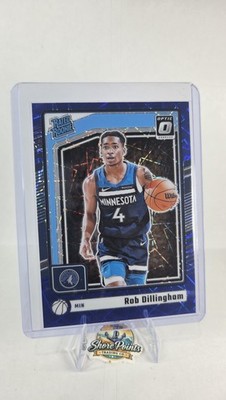 Rob Dillingham RC Blue Velocity 2024-25 Donruss Optic #259