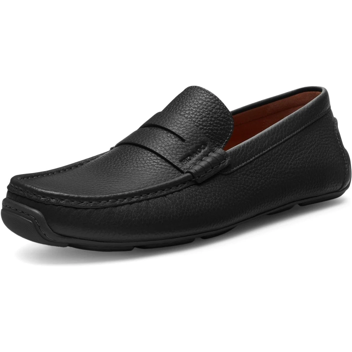 COACH Mens Black Leather Slip On Loafers Dress Shoes Size 12D‎ Coach Mens Dress Shoes Loafer Slides Size 12D | Mercari main image 4