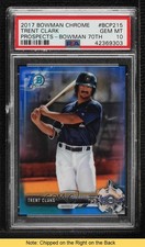 2017 Bowman Chrome Blue Refractor 70th Anniversary Trent Grisham Clark READ 0e2x