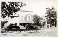 1950'S Beaver Island MI St. James Street View RPPC Photo Postcard COPY
