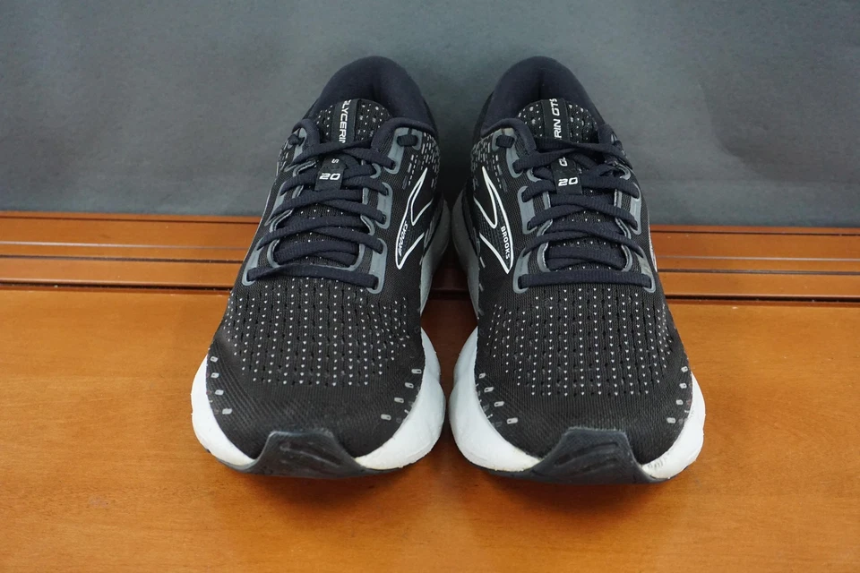 Brooks Glycerin GTS 20 Shoes Womens 10.5 US Black White Running Sneakers - Image 2 of 4